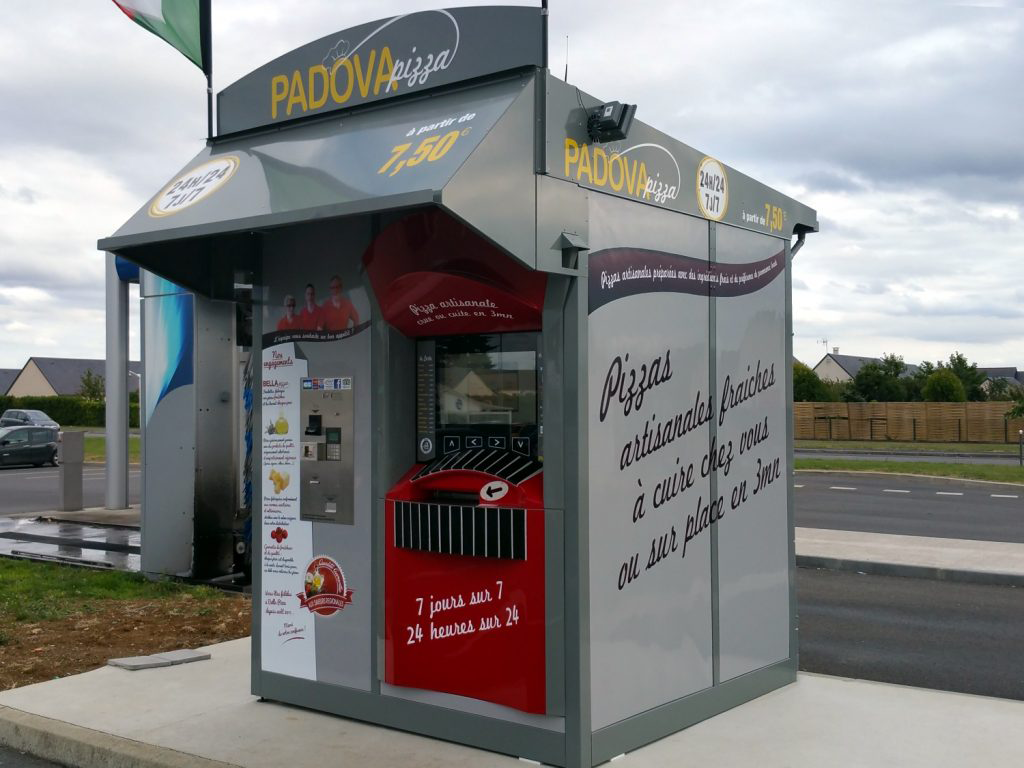 Bombardeo desempleo portón Cygnus-Vending | Primera máquina expendedora de pizzas en España