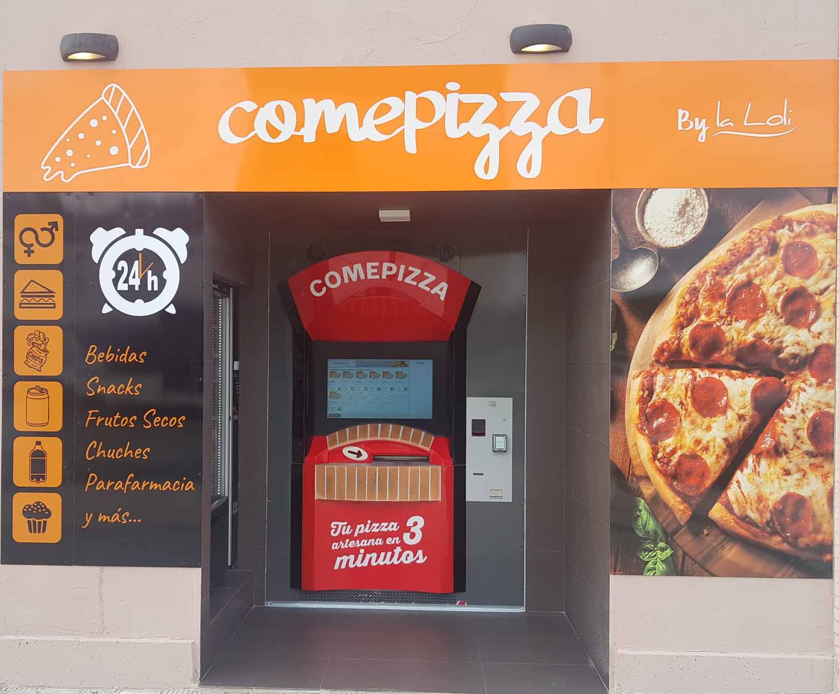 Sierra Gobernar Requisitos Cygnus-Vending | Primera máquina expendedora de pizzas en España